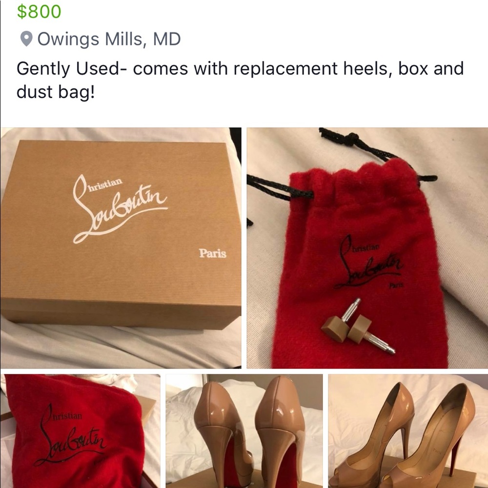 Lady Peep Christian Louboutin High Heel